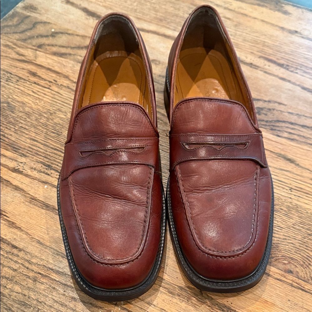 Covington Rich Brown Leather Loafers